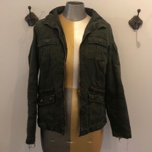 Green army jacket brand mossimo supply co